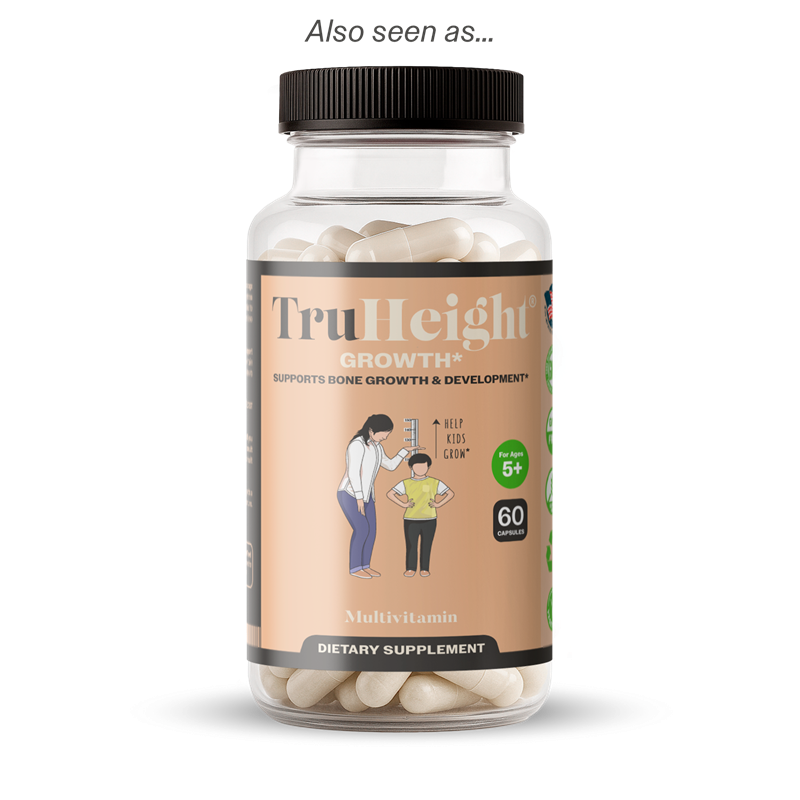 TruHeight Growth Capsules - Tall Nutrition for Natural Growth Supplement for Kids & Teens