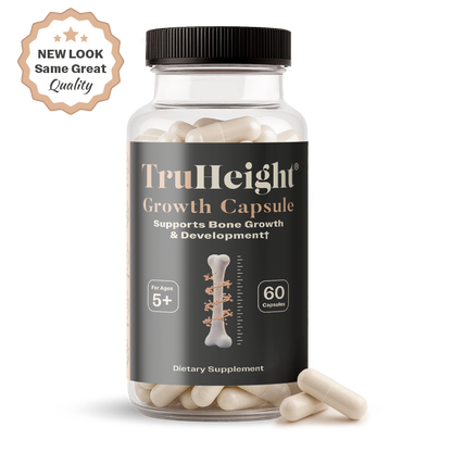 TruHeight Growth Capsules - Tall Nutrition for Natural Growth Supplement for Kids & Teens